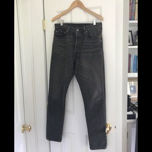 Levi’s. 501. Grey high rise.